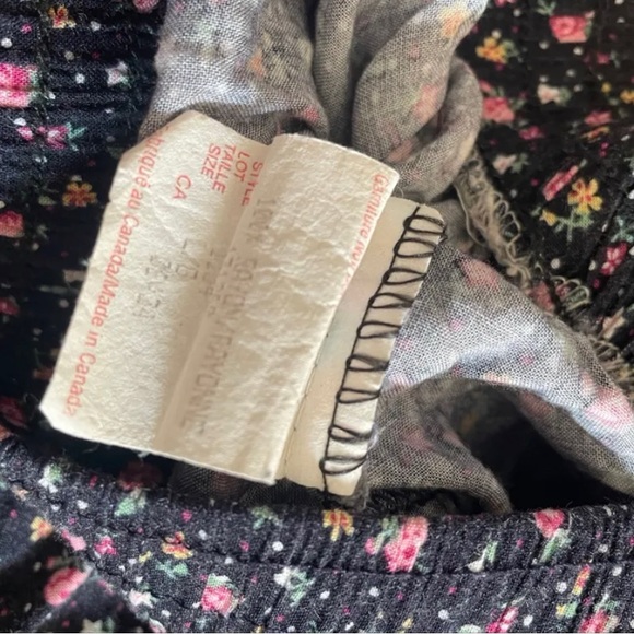 Black Floral Midi Skirt - Picture 2 of 3